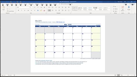 9 Top Place To Find Free Calendar Templates For Word