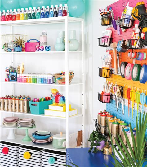 A Diyers 6 Tips On Organizing Craft Room Supplies Martha Stewart