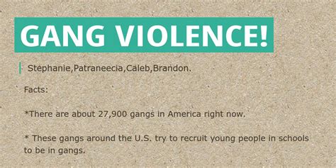 Gang Violence Infogram