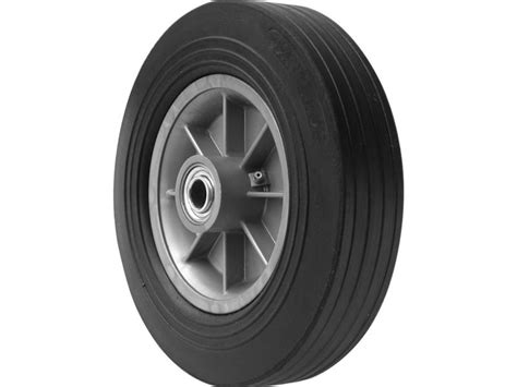 12 Inch Hand Truck Replacement Wheel Solid Rubber 2 58 Inch Ribbed