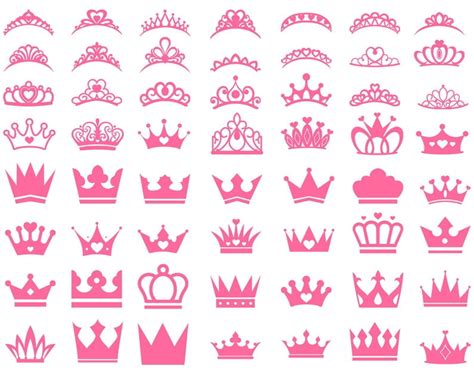 3d Crown Svg Princess Crown Svg Tiara Svg Birthday Crown Svg Princess