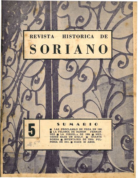 Soriano Publicaciones Periódicas Del Uruguay