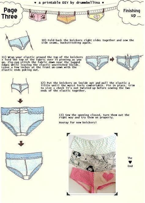 Make Your Own Cute Knickers · How To Make A Pair Of Panties · Sewing On