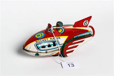 Rocket Racer Tin Toy From China 19cm Length Planes Spaceships