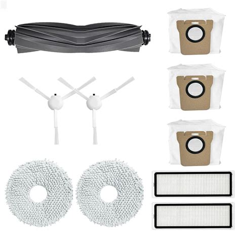 Main Brush Filters Side Brush Mop Cloth Kit For Dreame L S Pro S