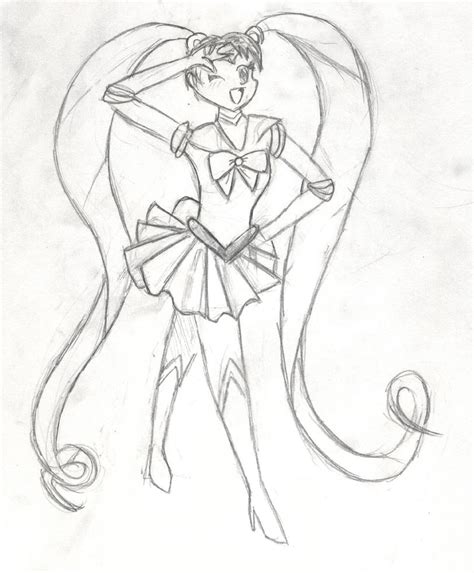 Sailor Moon Sketch By Lydia Rawr On Deviantart