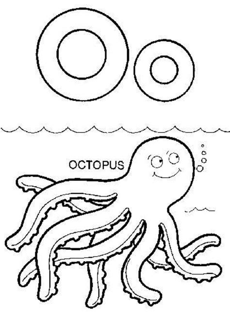 letter o coloring pages for preschool animals - Preschool Crafts