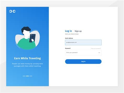 Log In And Sign Up Form By Muhammet Bozyiğit On Dribbble