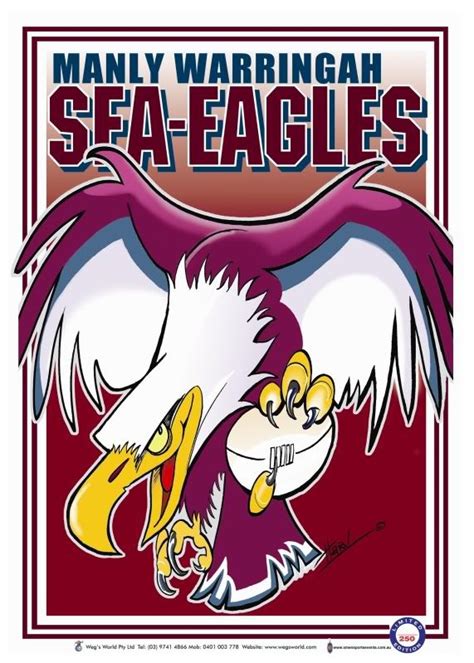 In 2000, the sea eagles merged with the north sydney bears to form the northern eagles. 2011 Manly Premiers Cartoon | Silvertails, Manly Warringah ...