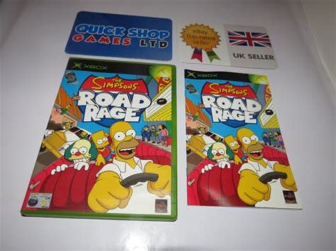 Original Xbox Game The Simpsons Road Rage Pal Ebay