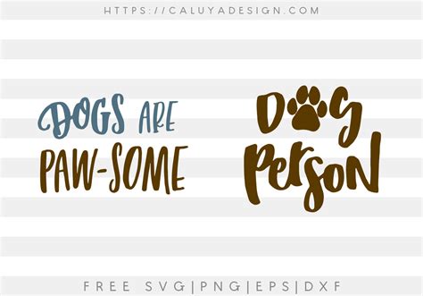 Download Free Dog Lover Quotes SVG, PNG, EPS & DXF by Caluya Design