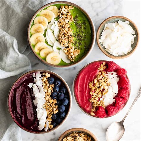 Smoothie Bowl Recipe 3 Ways Video Joyfoodsunshine