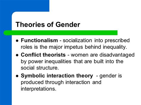 Gender Stratification Sociological Perspectives Triumphias
