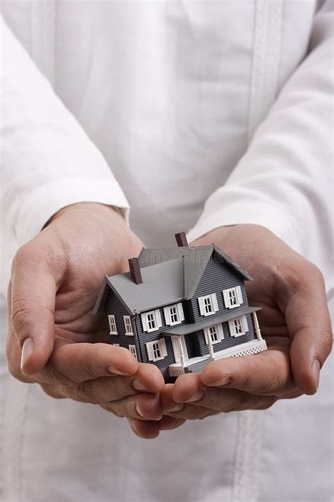 House In Hands Stock Photo Image Of People Concept 18394572