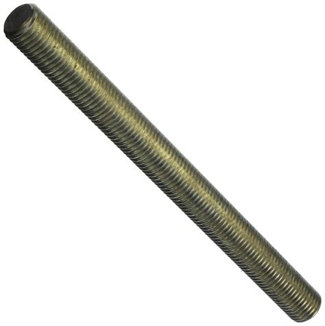Steel Fully Threaded Rod Zinc Plated 1 8 Thread Size 12 Length