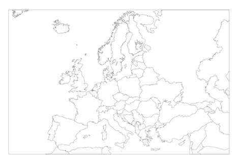 Mapa Politico De Europa Para Imprimir En Blanco Mapa