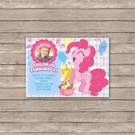 My Little Pony Birthday Invitations Birthday Party Card Digital