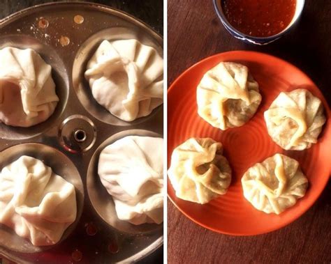 Cut the tofu in half horizontally and lay between layers of paper towels. Steamed Veg Momos | Vegetable Dim Sum recipe - My Dainty ...