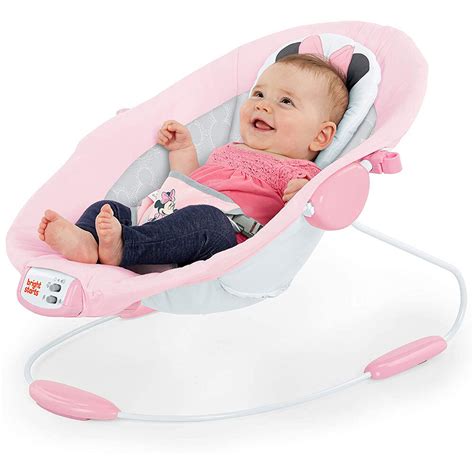 Bright Starts Minnie Mouse Rosy Skies Cradling Bouncer Babyinfant