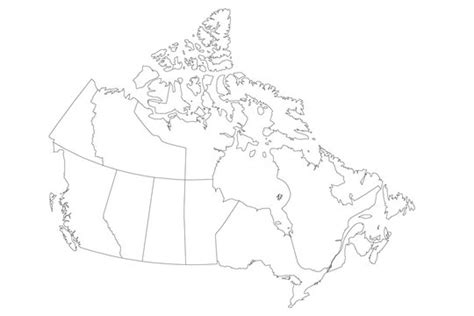 Blank Map Of Canada To Label