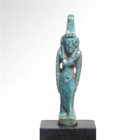Oude Egypte Derde Tussenperiode Faience Figuur Van Isis Catawiki