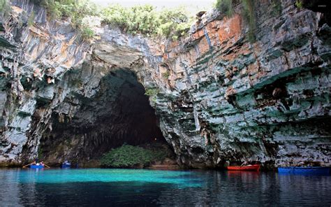 Melissani Cave Wallpaper Nature Wallpapers 39392