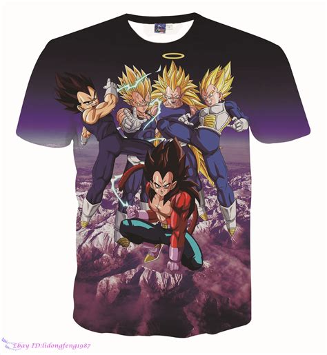 Dragon ball super t shirts. Dragon Ball Z Super Saiyan T Shirts 3D Deadshot T-shirts Movie Tees Short Sleeve | eBay
