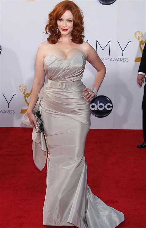 Christina Hendricks 64th Annual Primetime Emmy Awards Held At The Nokia Theatre In Los Angeles