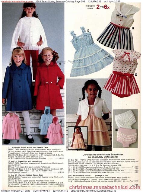 1983 Sears Spring Summer Catalog Page 299 Catalogs And Wishbooks