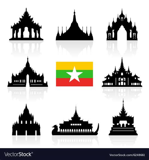Myanmar Icon Royalty Free Vector Image Vectorstock