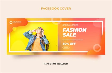 Free Modern Fashion Cover Web Banner Design Template