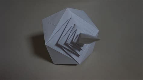 Origami Spiral Shell Designed By Tomoko Fuse Origami