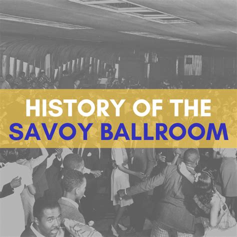 History Of The Savoy Ballroom Ilindy