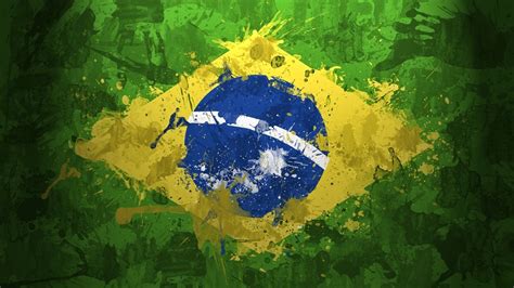 Brazil Flag Hd Wallpaper