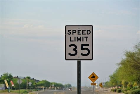 Speed Limit 35 Road Sign Free Image Download