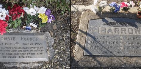 ¿dónde Están Enterrados Bonnie And Clyde Entre Piedras Y Cipreses
