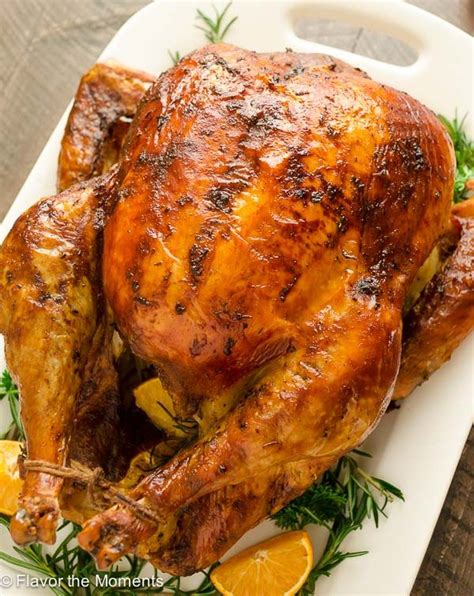 dry brined orange rosemary roasted turkey is the easy way to brine your turkey… turkey recipes