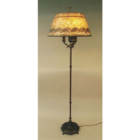 Early 20th Century Rembrandt Floor Lamp With Exceptional Mica On Mica