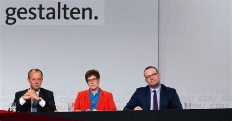 Dreikampf um Unions Vorsitz Debatte über UN Migrationspakt bei CDU