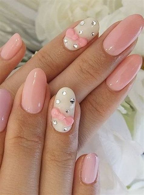 50 Lovely Pink And White Nail Art Designs Styletic