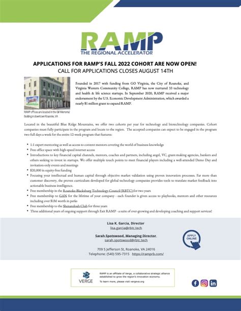 Meet Ramp Director Lisa Garcia Fall Cohort Applications Now Open
