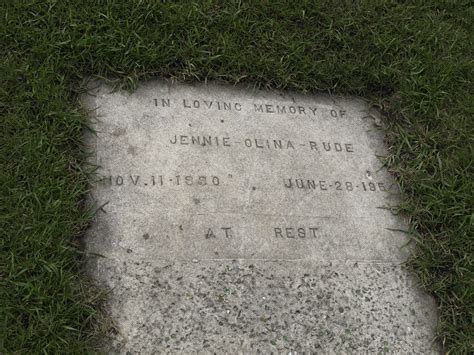 Jennie Olina Morberg Rude (1880-1954) - Find a Grave Memorial