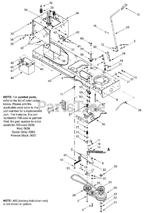 33 troy bilt horse xp belt diagram. Troy-Bilt 13AT609G766 - Troy-Bilt Super Bronco Lawn ...
