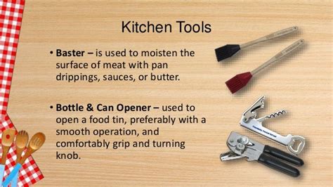 Kitchen Tools And Equipment