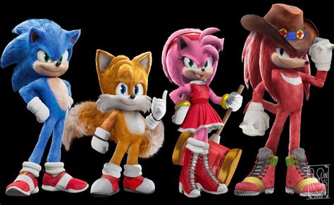 Sonic 2 Movie Team Sonic Paramount By Starry820 On Deviantart Sonic
