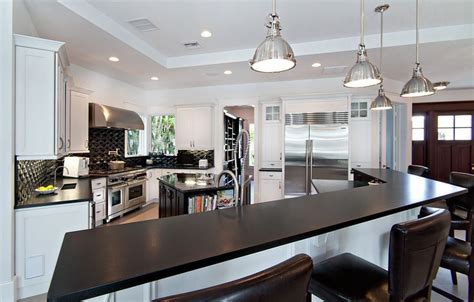 Absolute Black Granite Contemporary Kitchen Miami By Marble Of