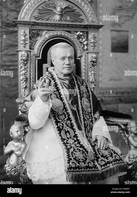 Papst Pius X 1903 Stockfotografie Alamy