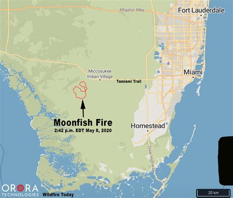 Map Of Florida Wildfires Today