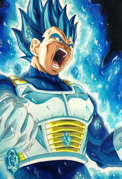 The Dragon Ball Character Is Screaming And Holding His Hands Out In