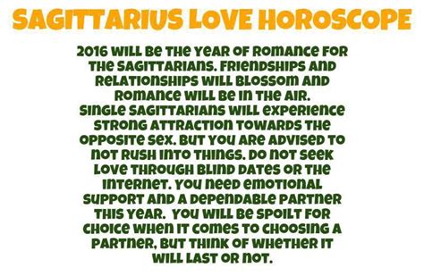 Read Sagittarius Love Horoscope Read Your Love Horoscope And